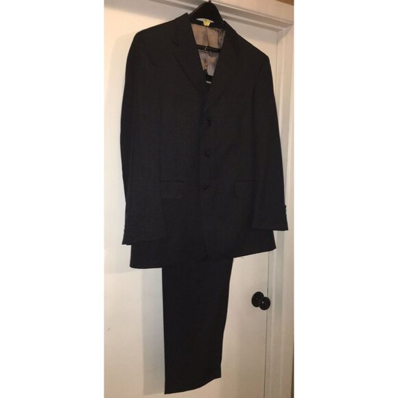 Hart Schaffner Marx wool suit 40r 3-button jacket